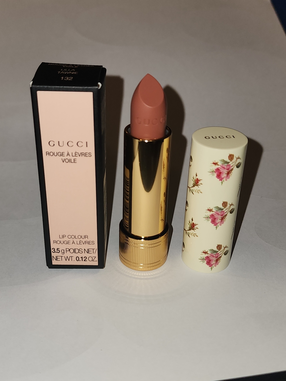 Gucci Rouge à Lèvres Voile Lipstick — Soft Nude Peach